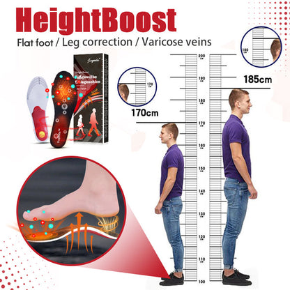 HeightBoost Far Infrared Titanium Ion Arch Correction Insoles