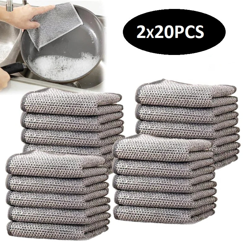 🔥LAST DAY 70% OFF🔥Multifunctional Non-scratch Wire Dishcloth