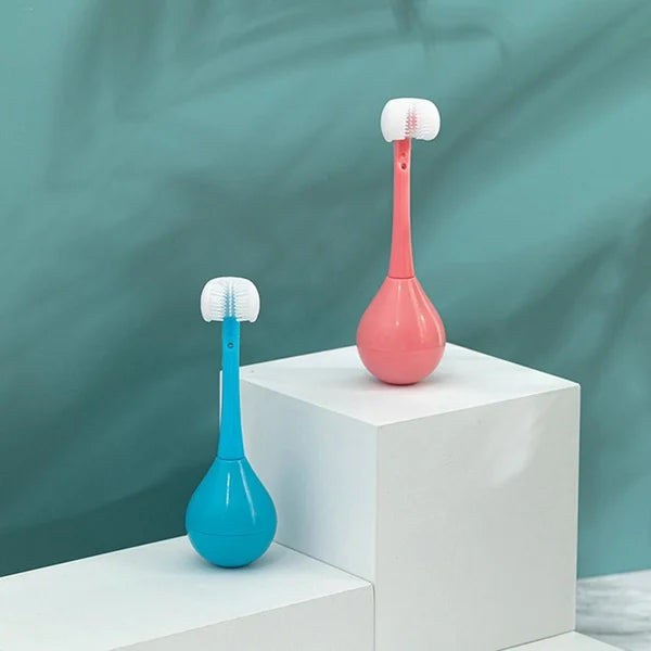 Three-sided Children's Toothbrush