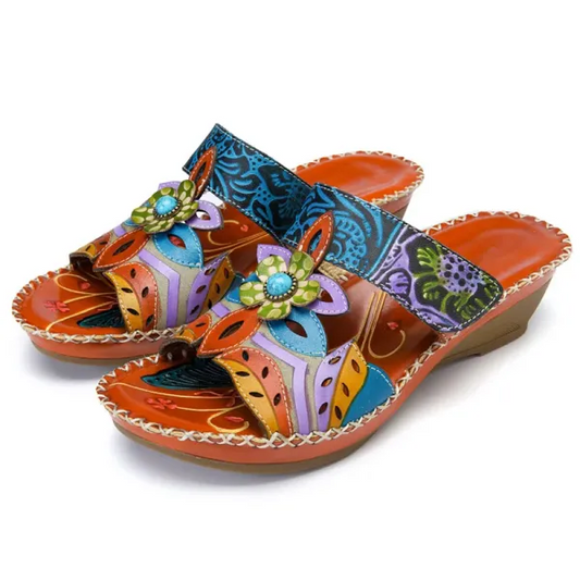 🥰WOMEN'S CUTE FASHION FLOWER BOHEMIAN NON-SLIP ORTHOPEDIC SANDALS🥰