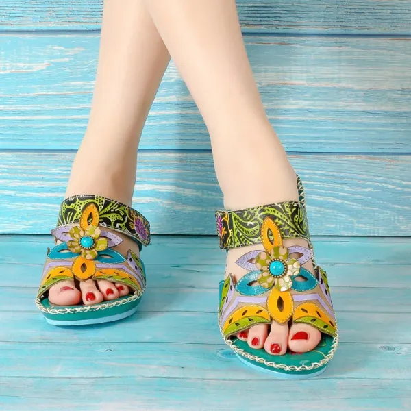 🥰WOMEN'S CUTE FASHION FLOWER BOHEMIAN NON-SLIP ORTHOPEDIC SANDALS🥰