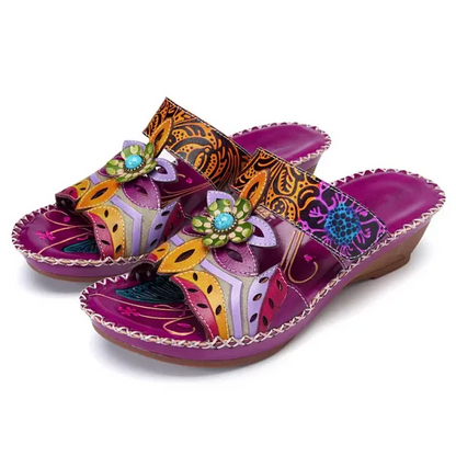 🥰WOMEN'S CUTE FASHION FLOWER BOHEMIAN NON-SLIP ORTHOPEDIC SANDALS🥰