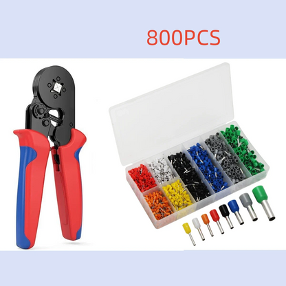 Ratchet Tubular Terminal Wire Crimpers Set