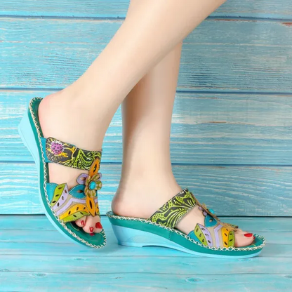 🥰WOMEN'S CUTE FASHION FLOWER BOHEMIAN NON-SLIP ORTHOPEDIC SANDALS🥰