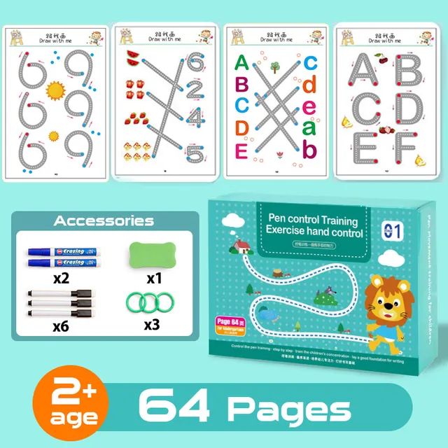 🔥45% OFF Last Day Sale 🔥 Magical Tracing Workbook Set