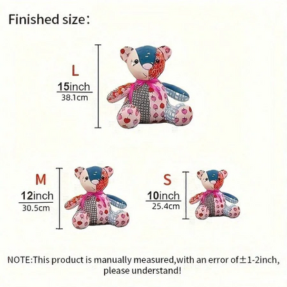 Memory Bear Template Ruler Set(10 PCS) - With Instructions